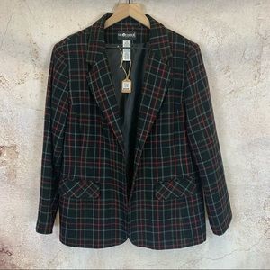 Vintage Plaid Blazer | Sag Harbor Petite
